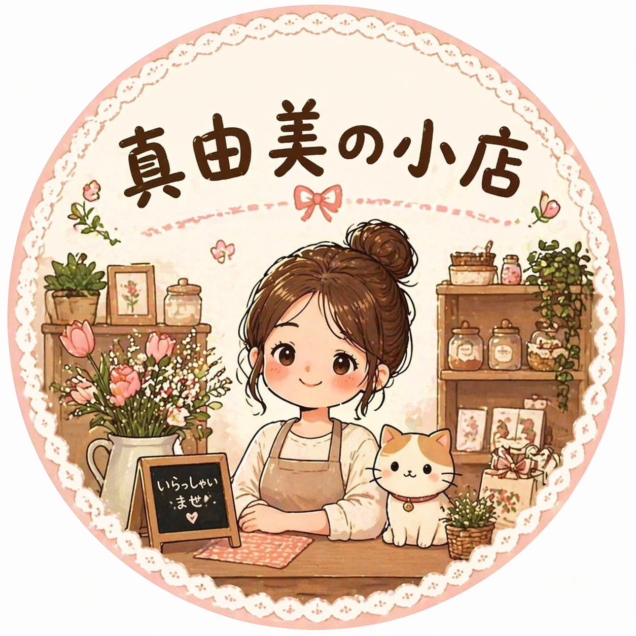 真由美の店です
